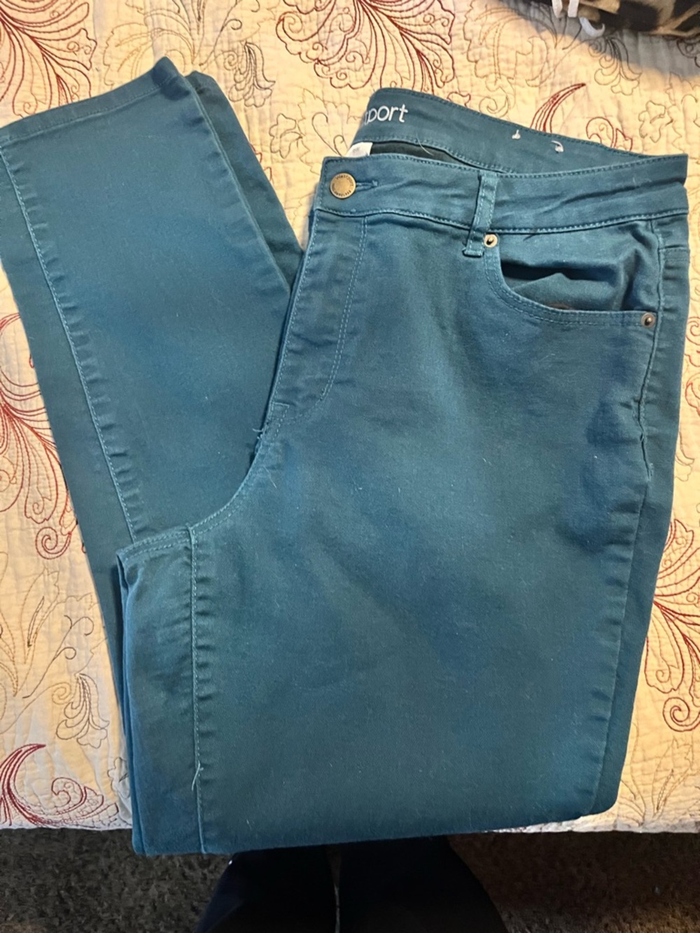 Westport Teal Skinny Jeans